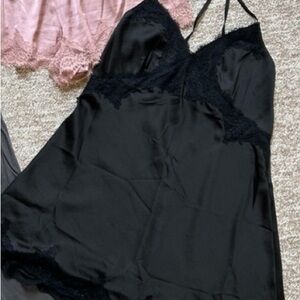 Abercrombie lace & satin nightie dress